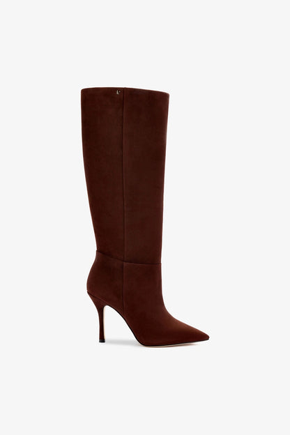 Kate Boot In Brown Suede - Larroude