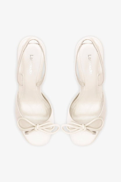Lady Sandal Pearl Leather - Larroude